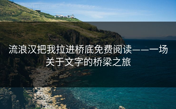 流浪汉把我拉进桥底免费阅读——一场关于文字的桥梁之旅 流浪汉把我拉进桥底免费阅读——一场关于文字的桥梁之旅